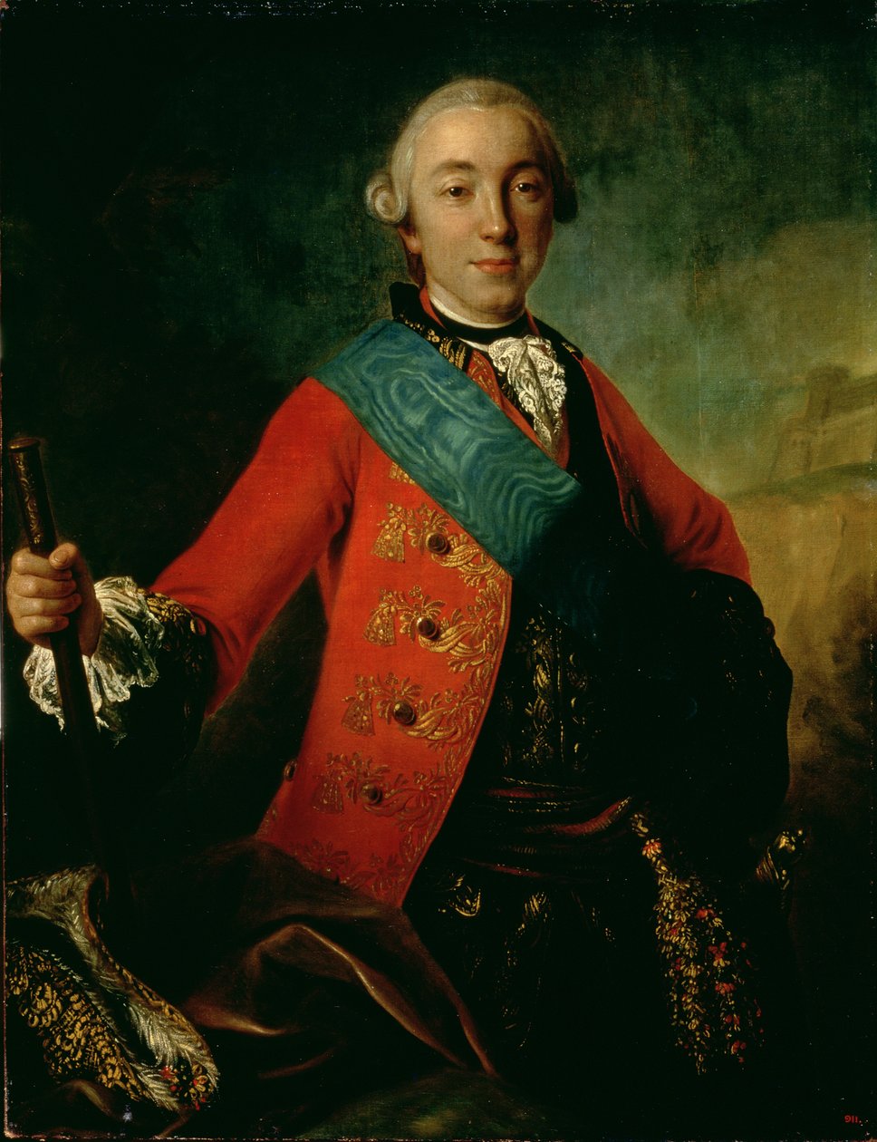 Portrét Petra Fedoroviče (1728-62) 1758 od Fedor Stepanovich Rokotov