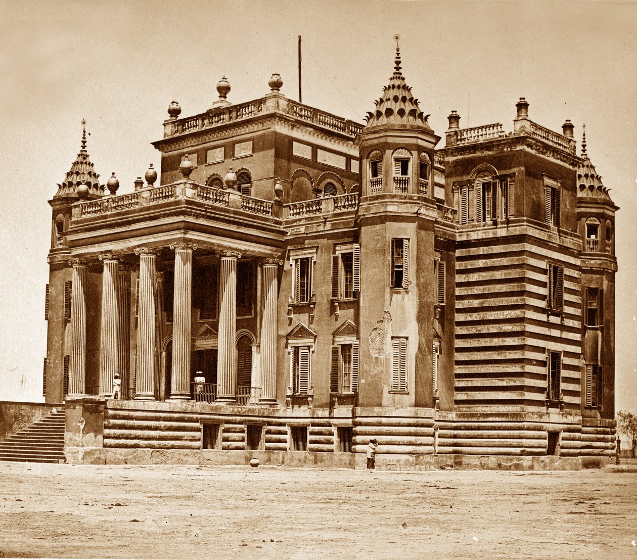 Palác Dilkooshah od Felice Beato