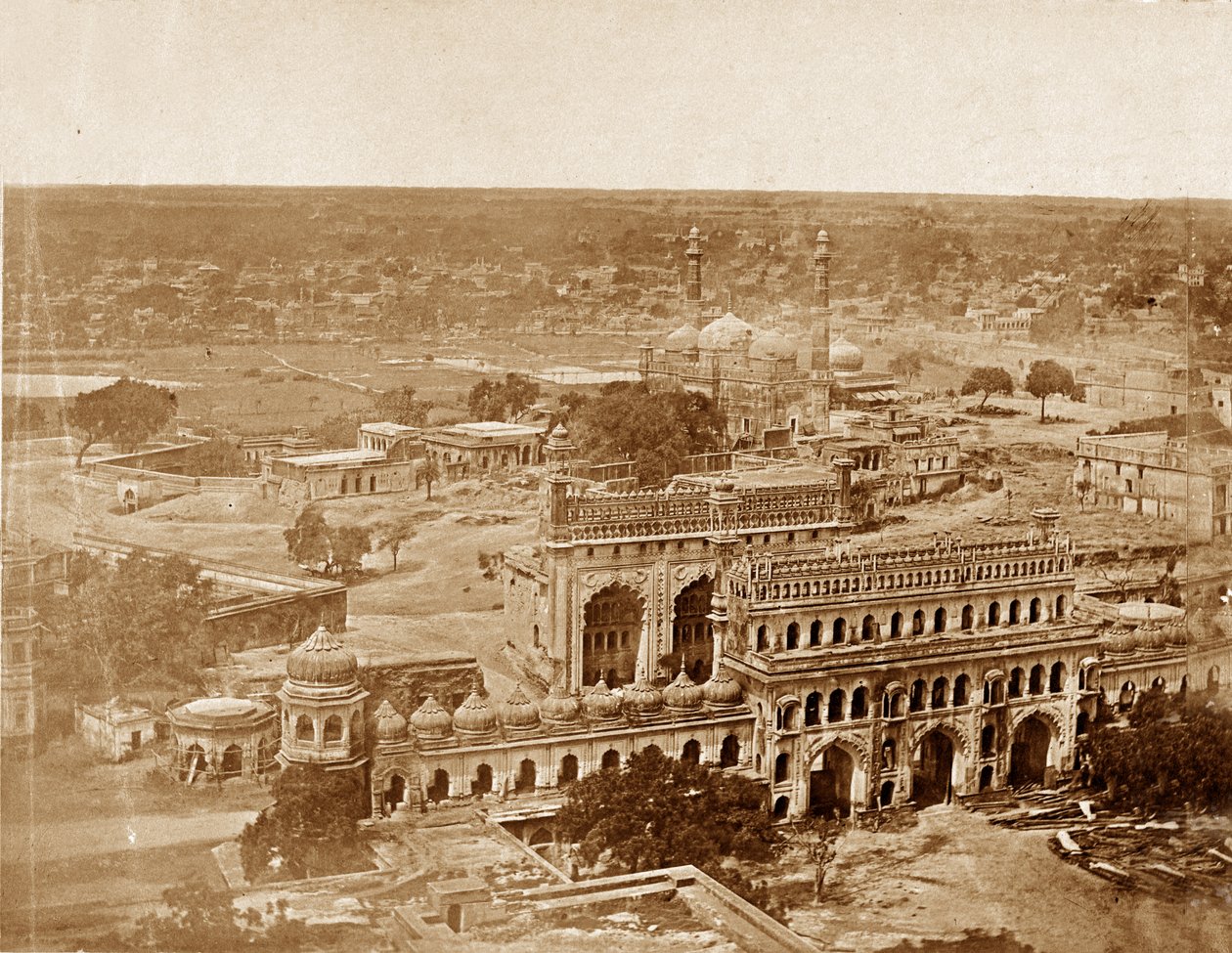 Panorama MachiBoran, Lucknow od Felice Beato