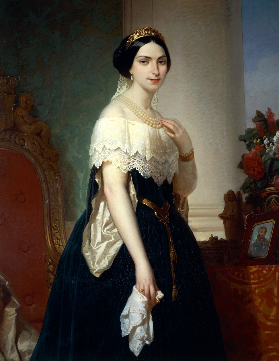 Portrét Adelaide Rakouské (Milán od Felice Barucco