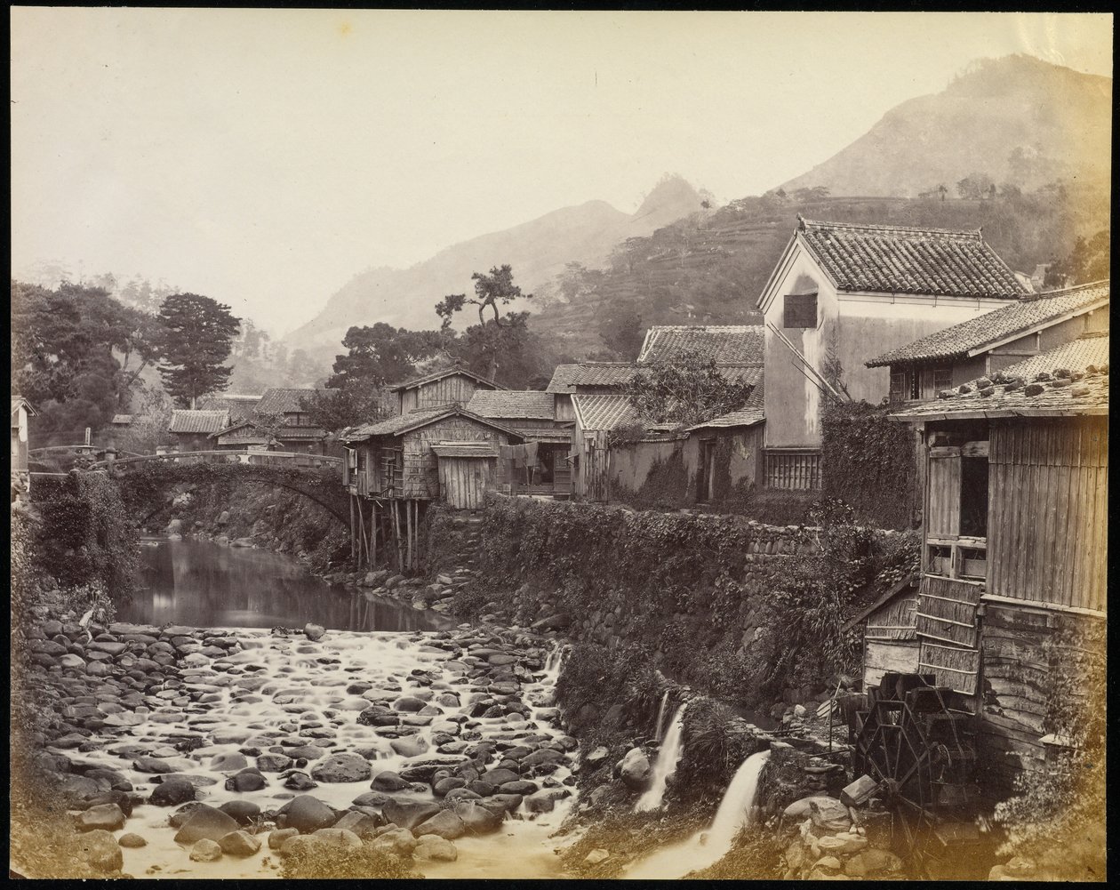 Nagasaki z potočních domorodých měst od Felice Beato