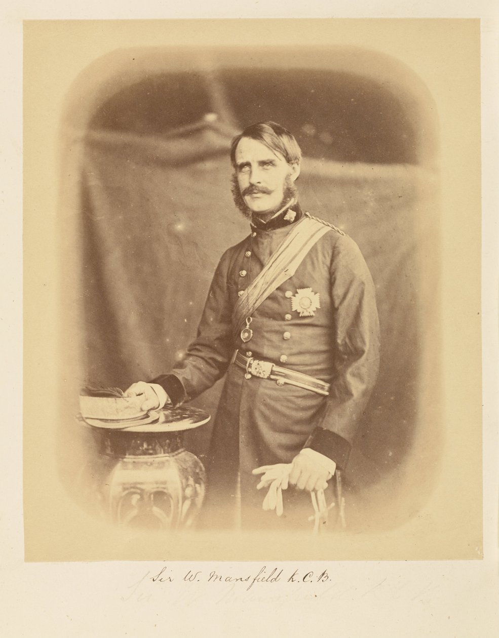 Sir W. Mansfield, K.C.B. od Felice Beato