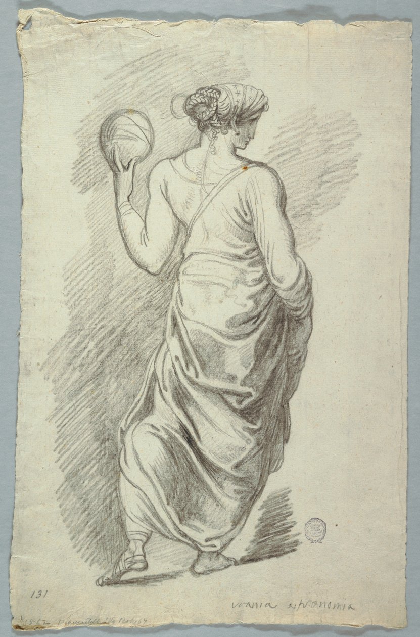 Urania, Múza astronomie od Felice Giani