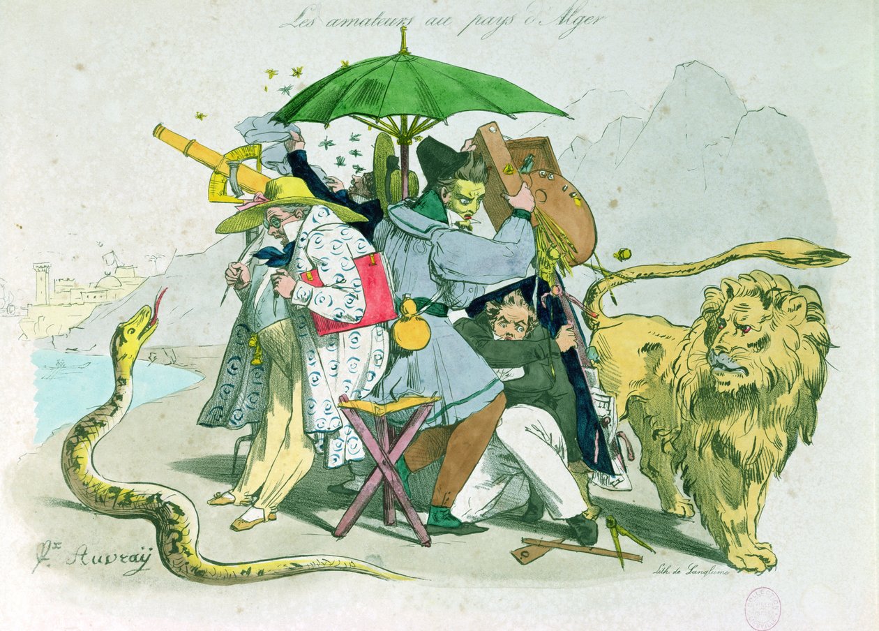 Amatérští malíři a spisovatelé v Alžírsku, 1830 od Felix Auvray