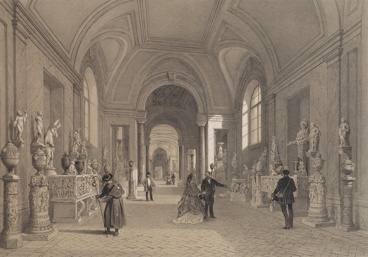 Vatikánská muzea, Galerie Candelabra, Řím, ilustrace z alba 