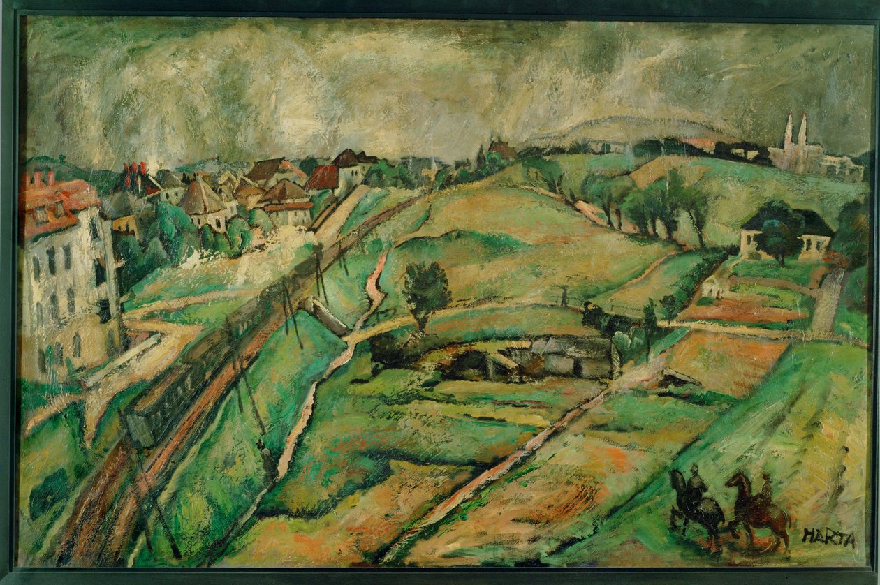 Krajina v Unter-St ... (malba na plátně) od Felix Albrecht Harta