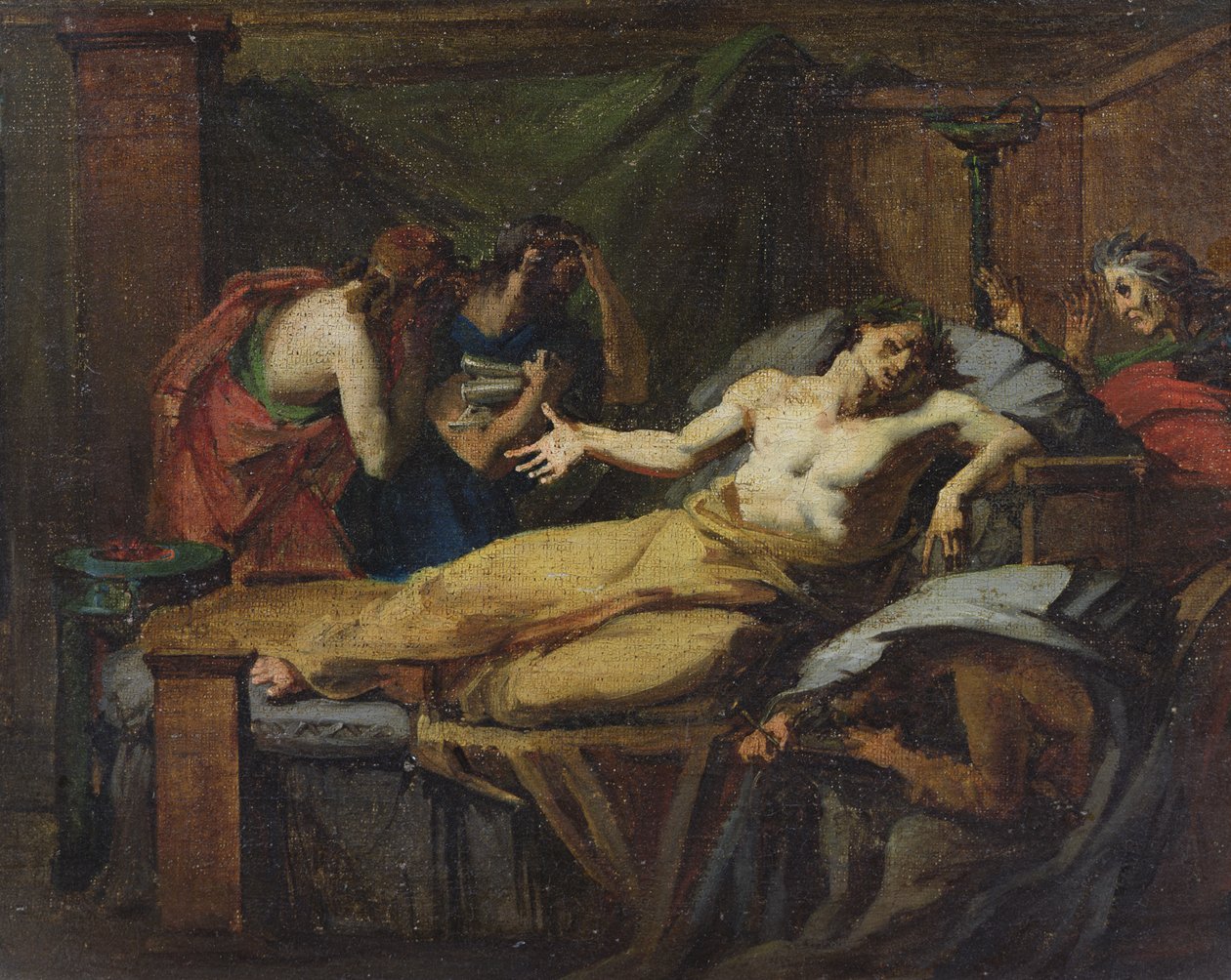 Smrt Sokrata (470-399 př.nl) od Felix Auvray