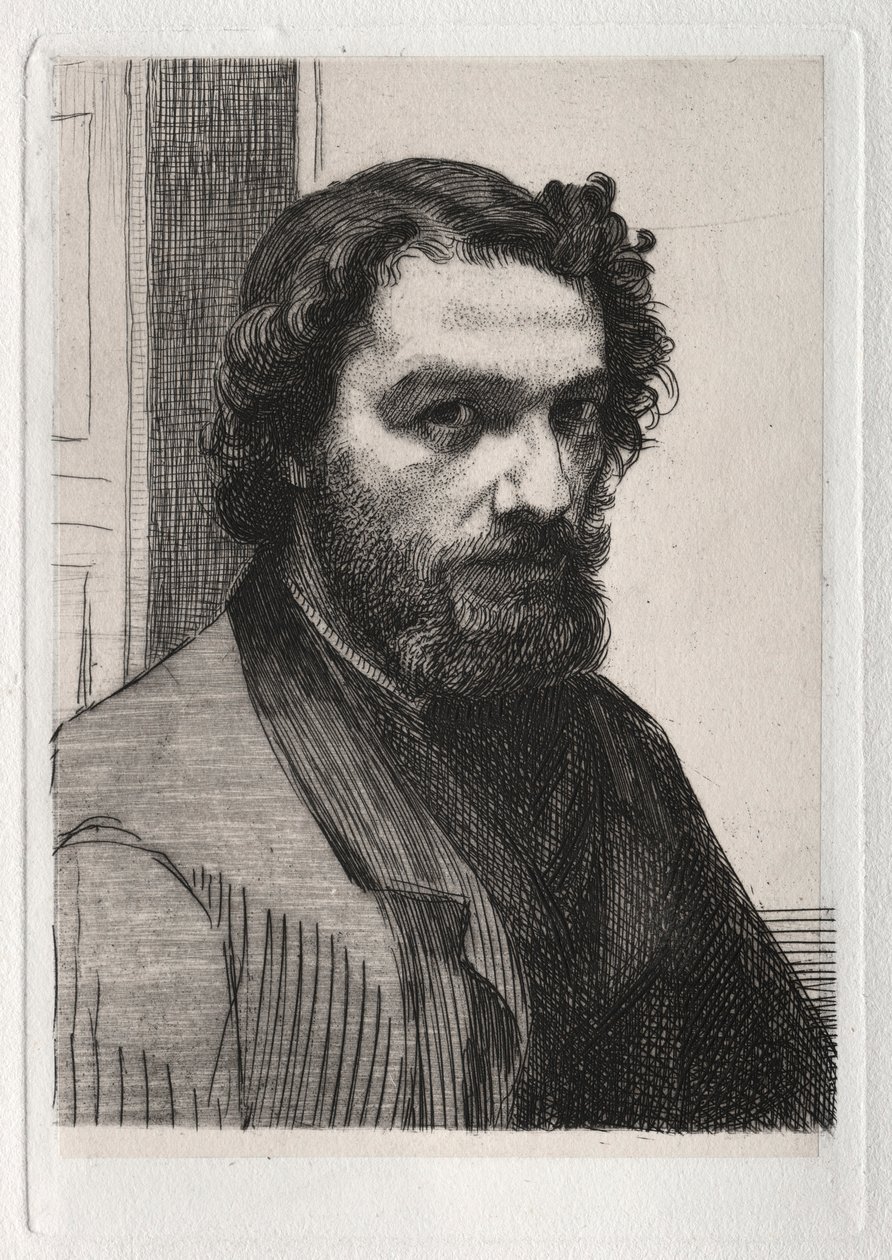 Alphonse Legros, 1861 vytištěno 1875. od Felix Bracquemond