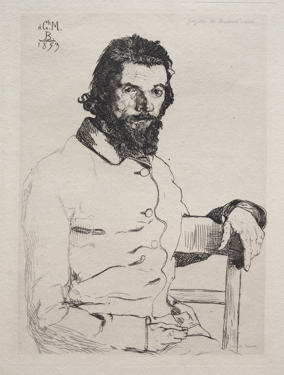 Charles Méryon, 1884. od Felix Bracquemond