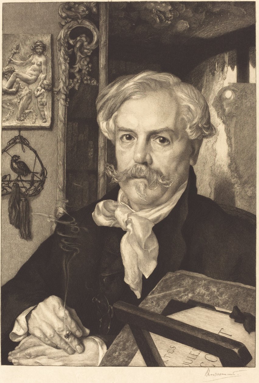 Edmond de Goncourt od Felix Bracquemond