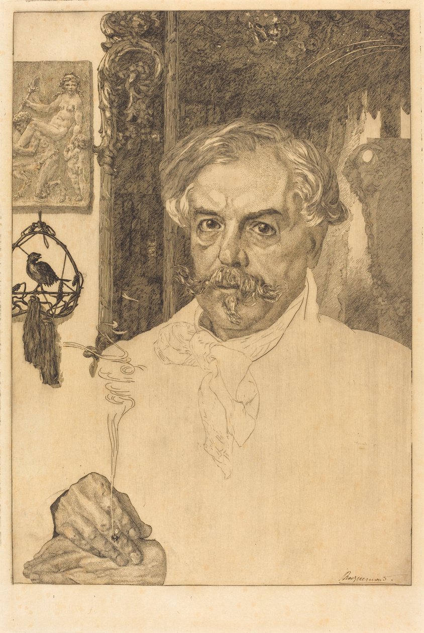 Edmond de Goncourt od Felix Bracquemond