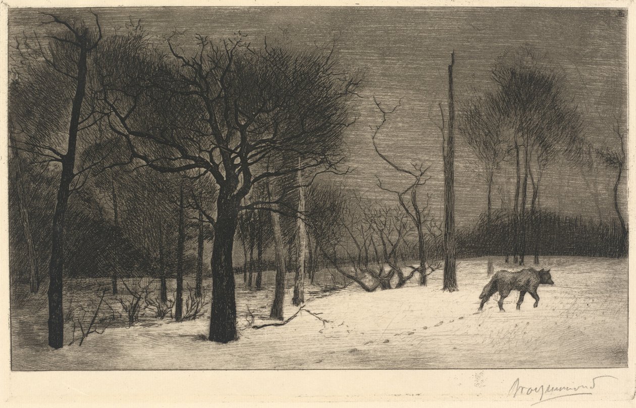 zima od Felix Bracquemond