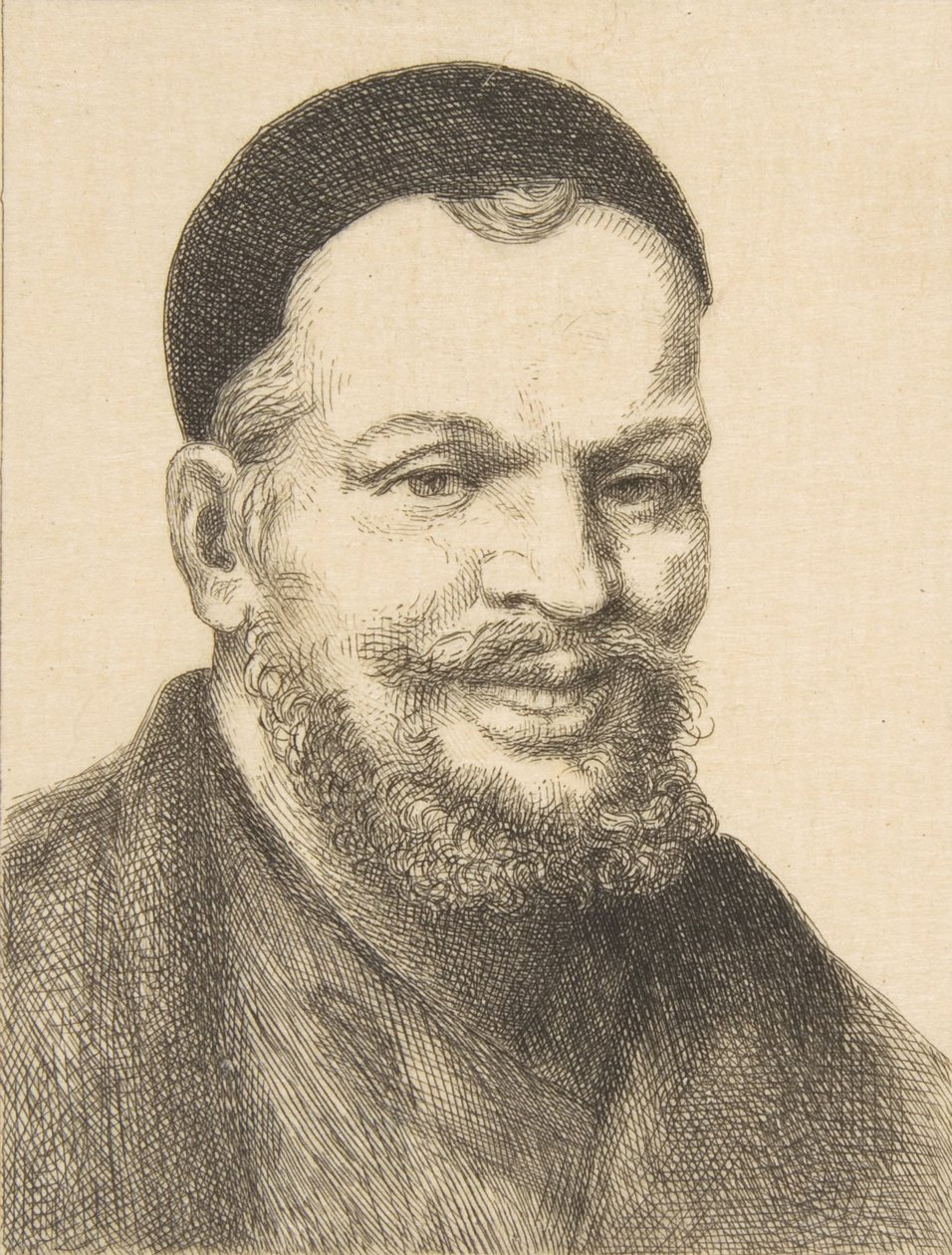 Portrét Rabelais, 1868. od Felix Bracquemond