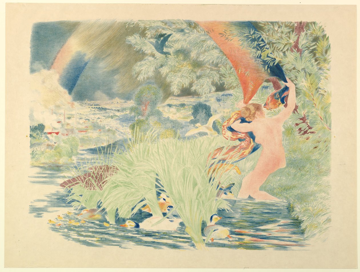 Duha, 1893. od Felix Bracquemond