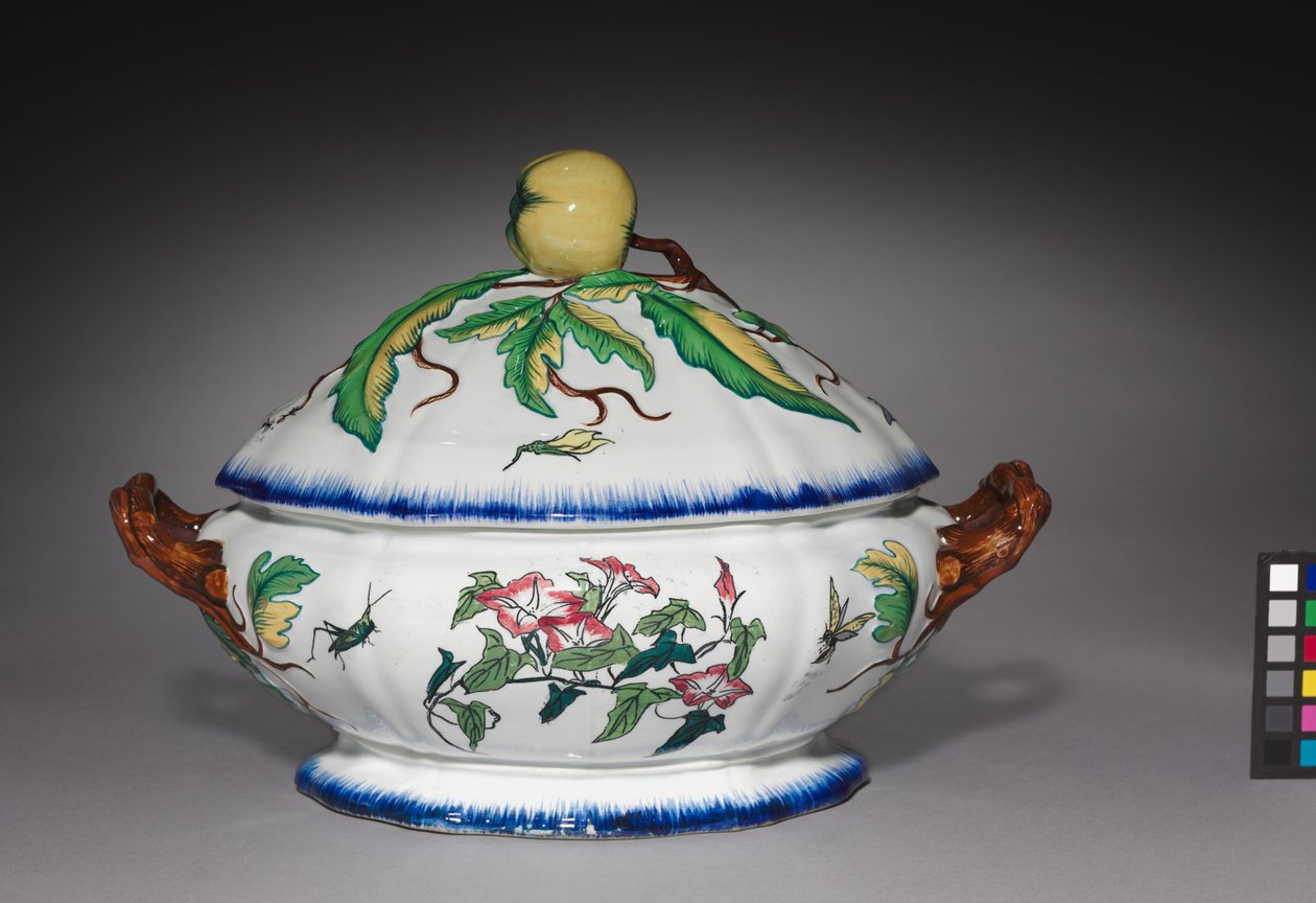 Tureen, vyrobený Creil Factory, kolem roku 1870 od Felix Bracquemond