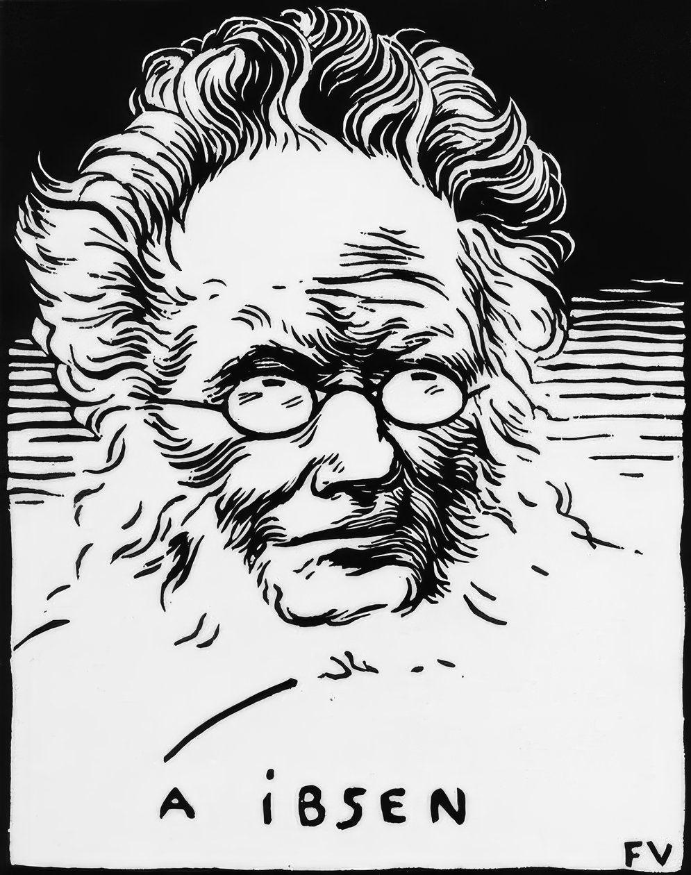 A Ibsen (pro Ibsena) od Felix Edouard Vallotton