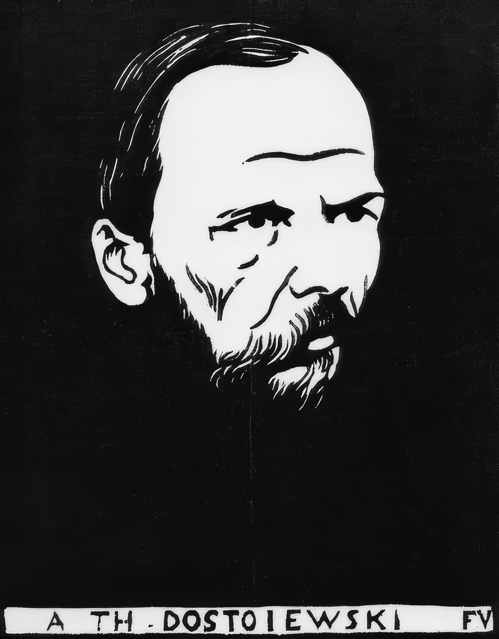 A Th. Dostojevskij od Felix Edouard Vallotton