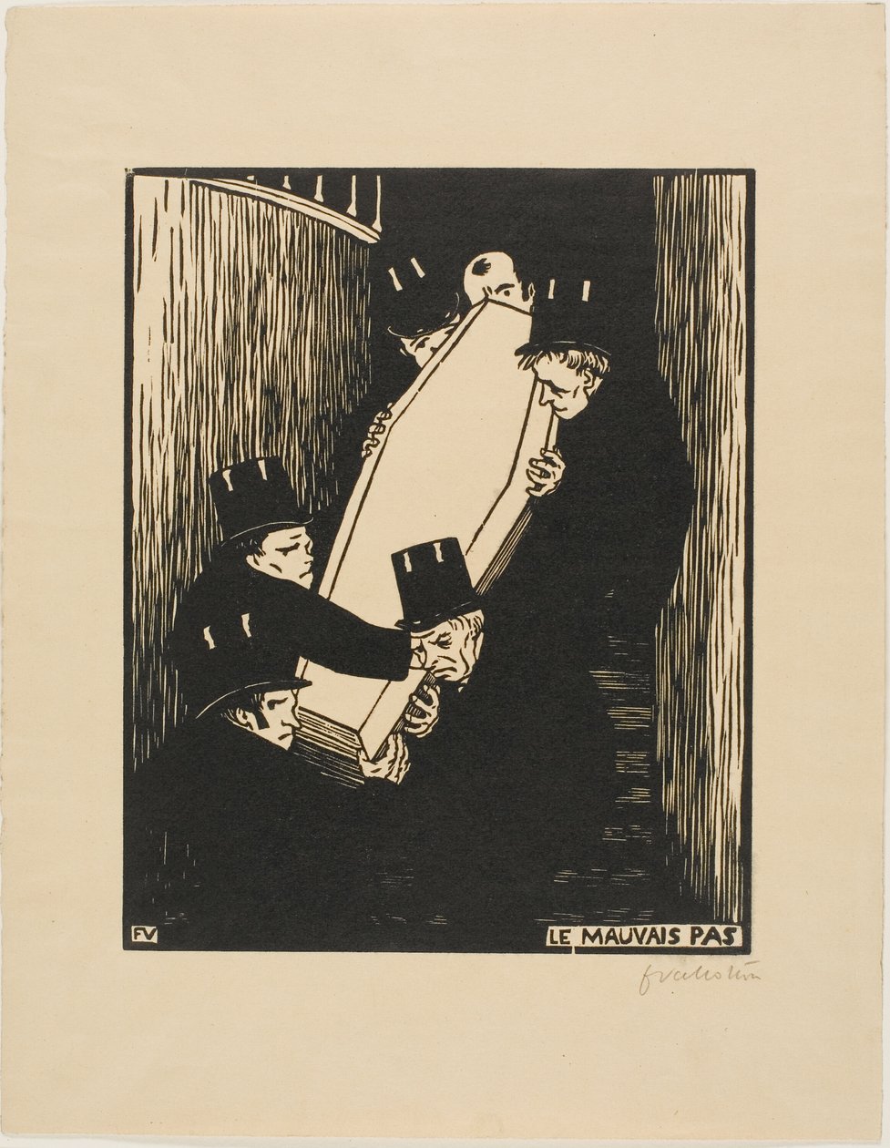 Těsný roh od Felix Edouard Vallotton