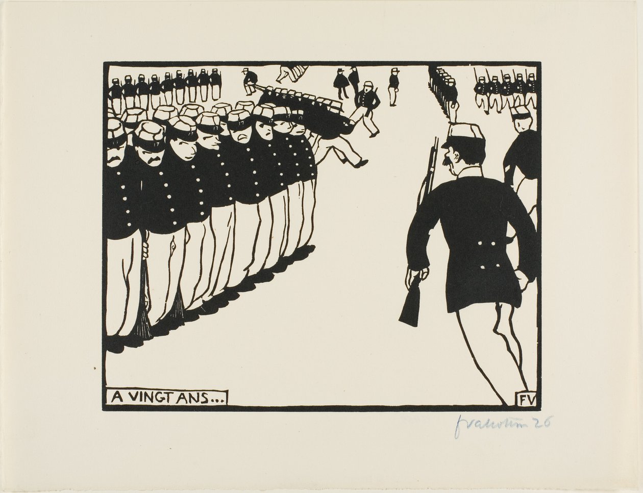 Ve věku dvaceti... od Felix Edouard Vallotton