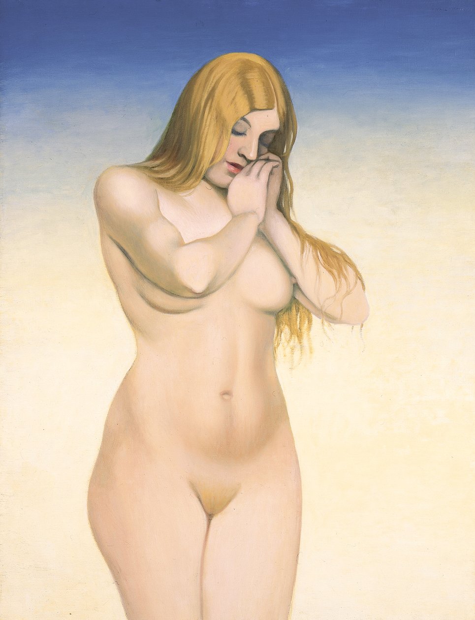 Blonďatý akt, 1921 od Felix Edouard Vallotton