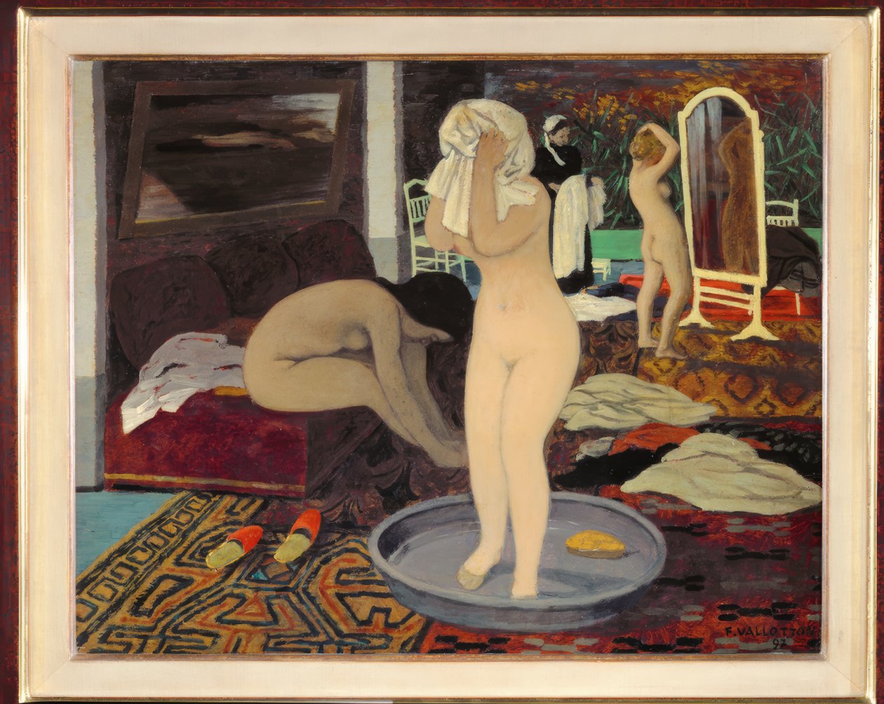 Ženy na jejich toaletě od Felix Edouard Vallotton
