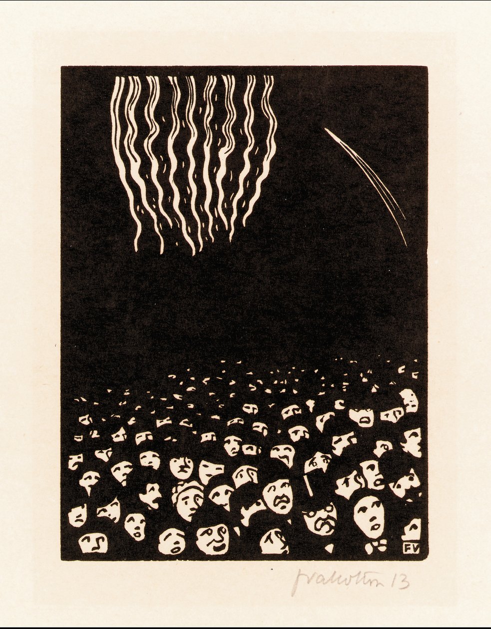 Ohňostroj od Felix Edouard Vallotton