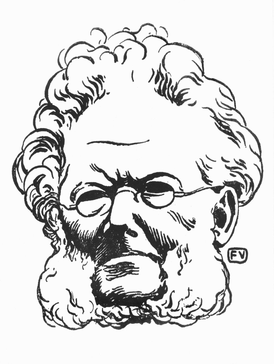 Henrik Ibsen (1828-1906) od Felix Edouard Vallotton