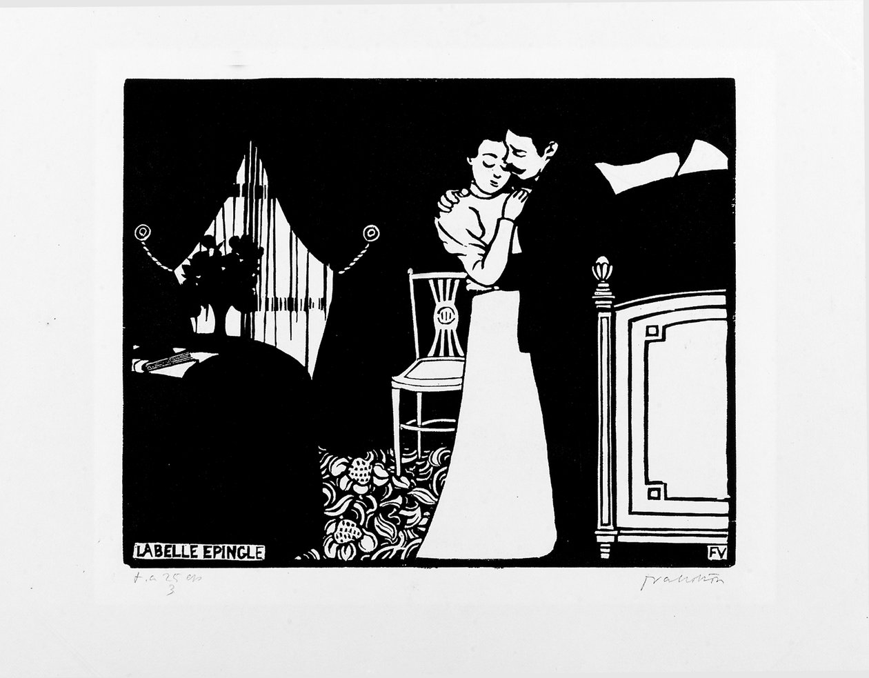Krásná vlásenka, 1897-98 od Felix Edouard Vallotton