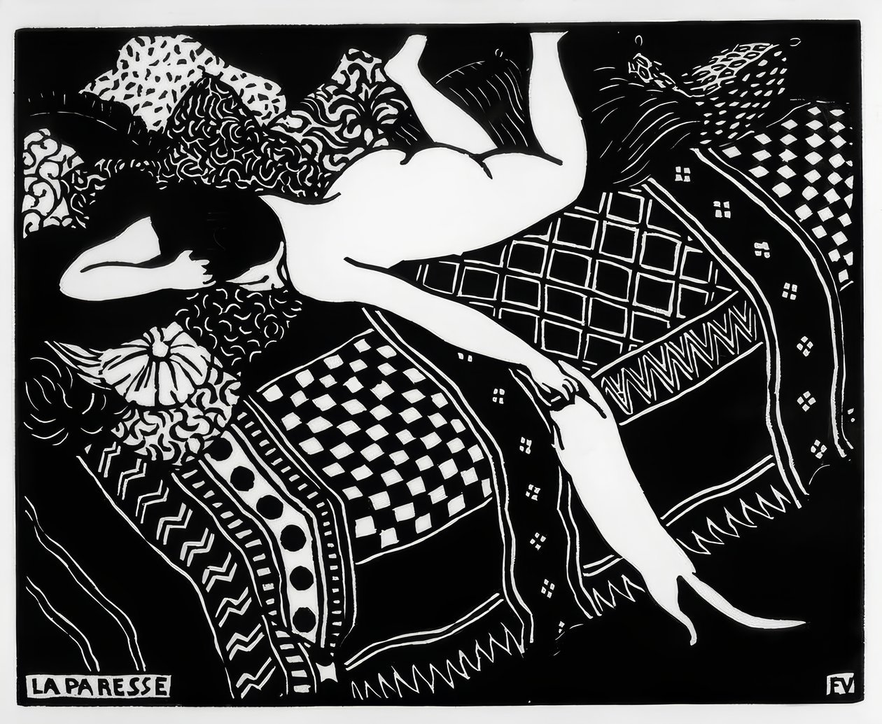 Ta lenost od Felix Edouard Vallotton