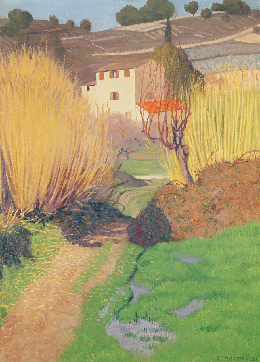 Krajina v Lagnes, 1921 od Felix Edouard Vallotton