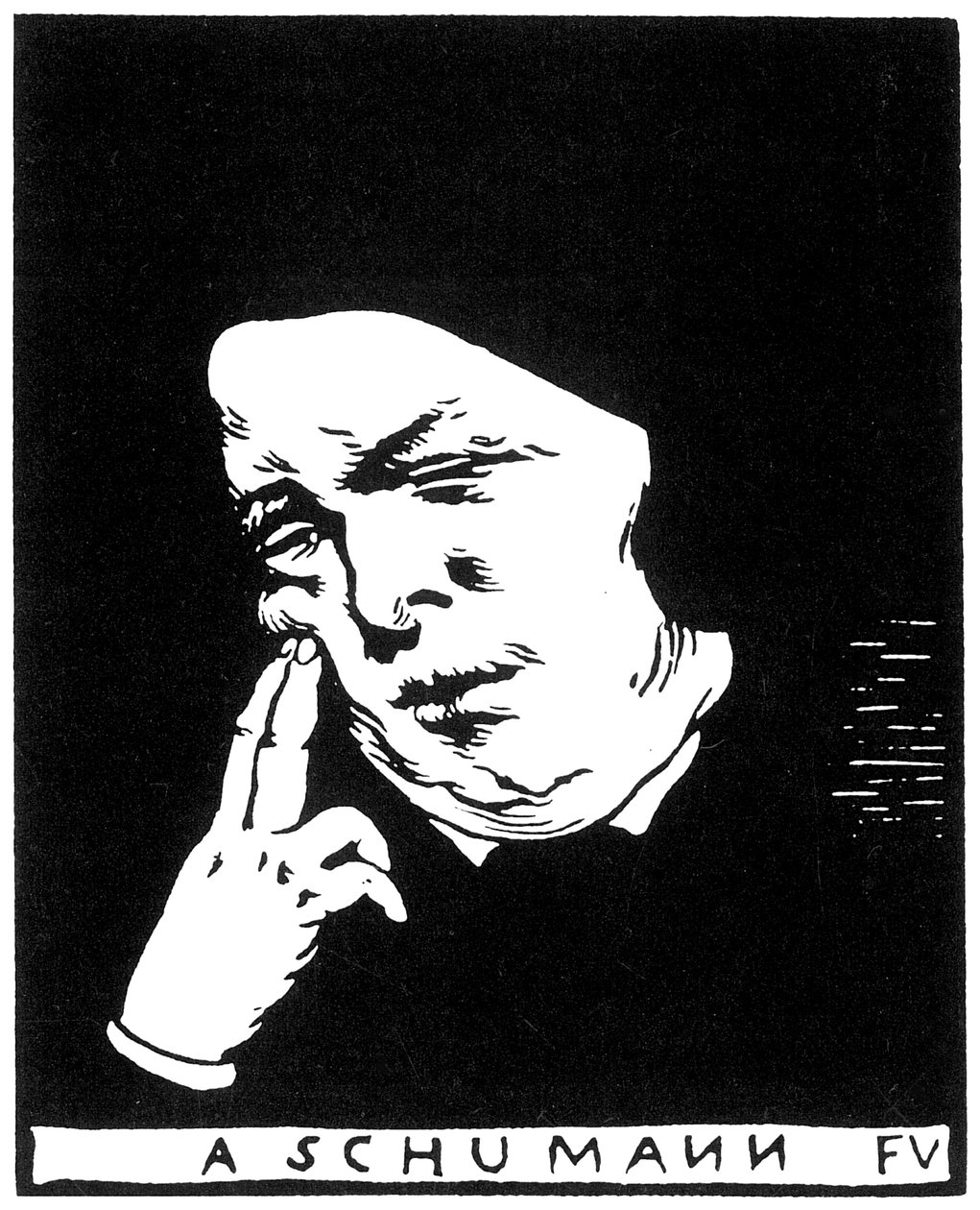 Robert Schumann 1810-1856, 1893. od Felix Edouard Vallotton