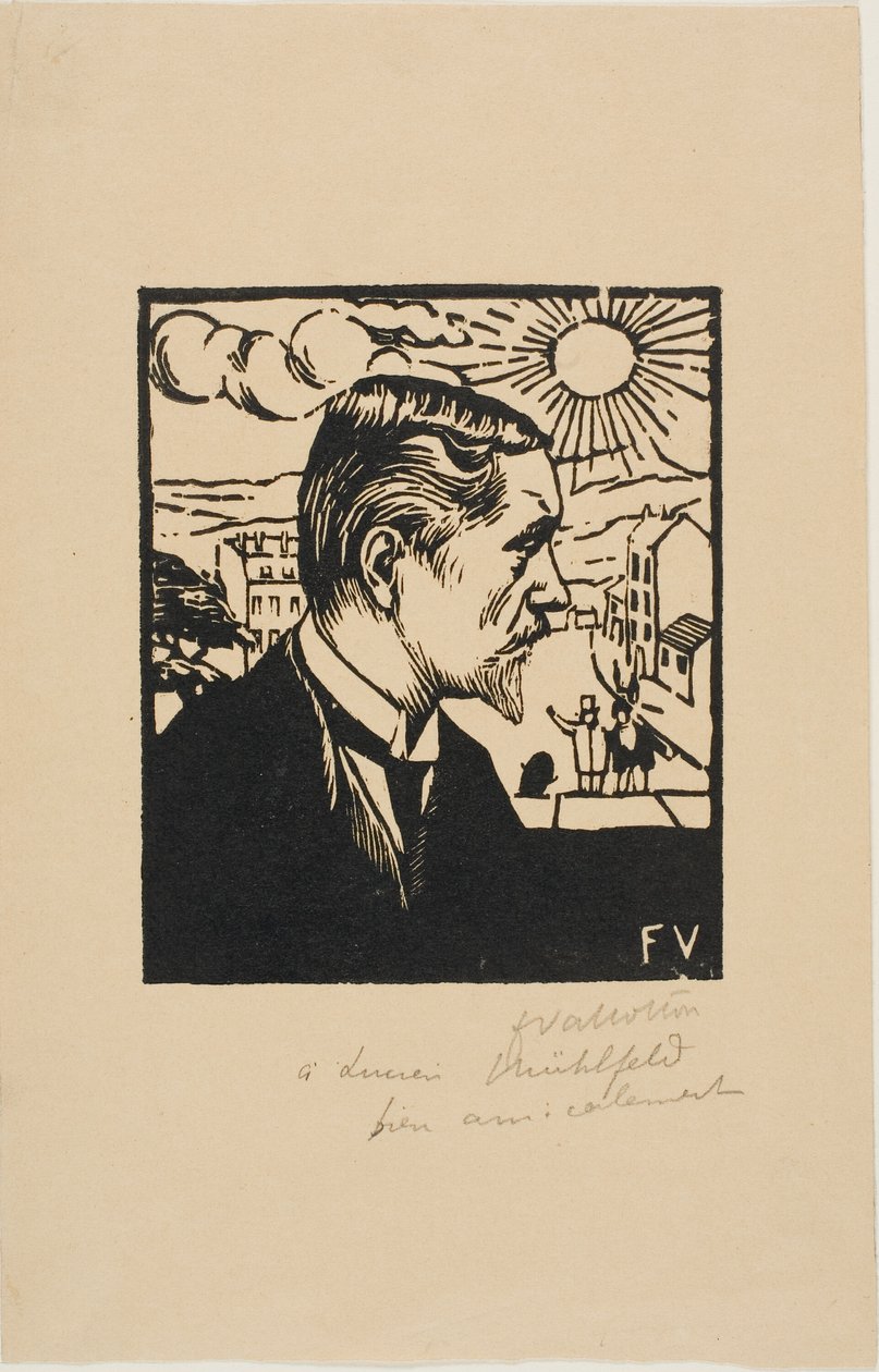 Autoportrét od Felix Edouard Vallotton