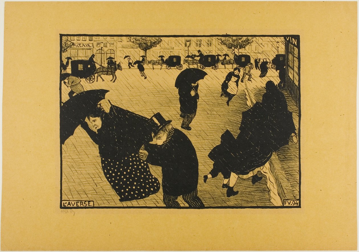 Sprcha od Felix Edouard Vallotton