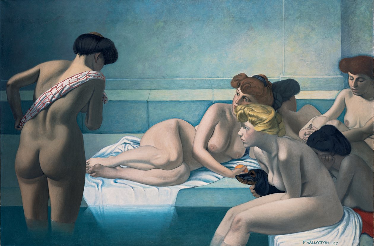 Turecké lázně od Felix Edouard Vallotton