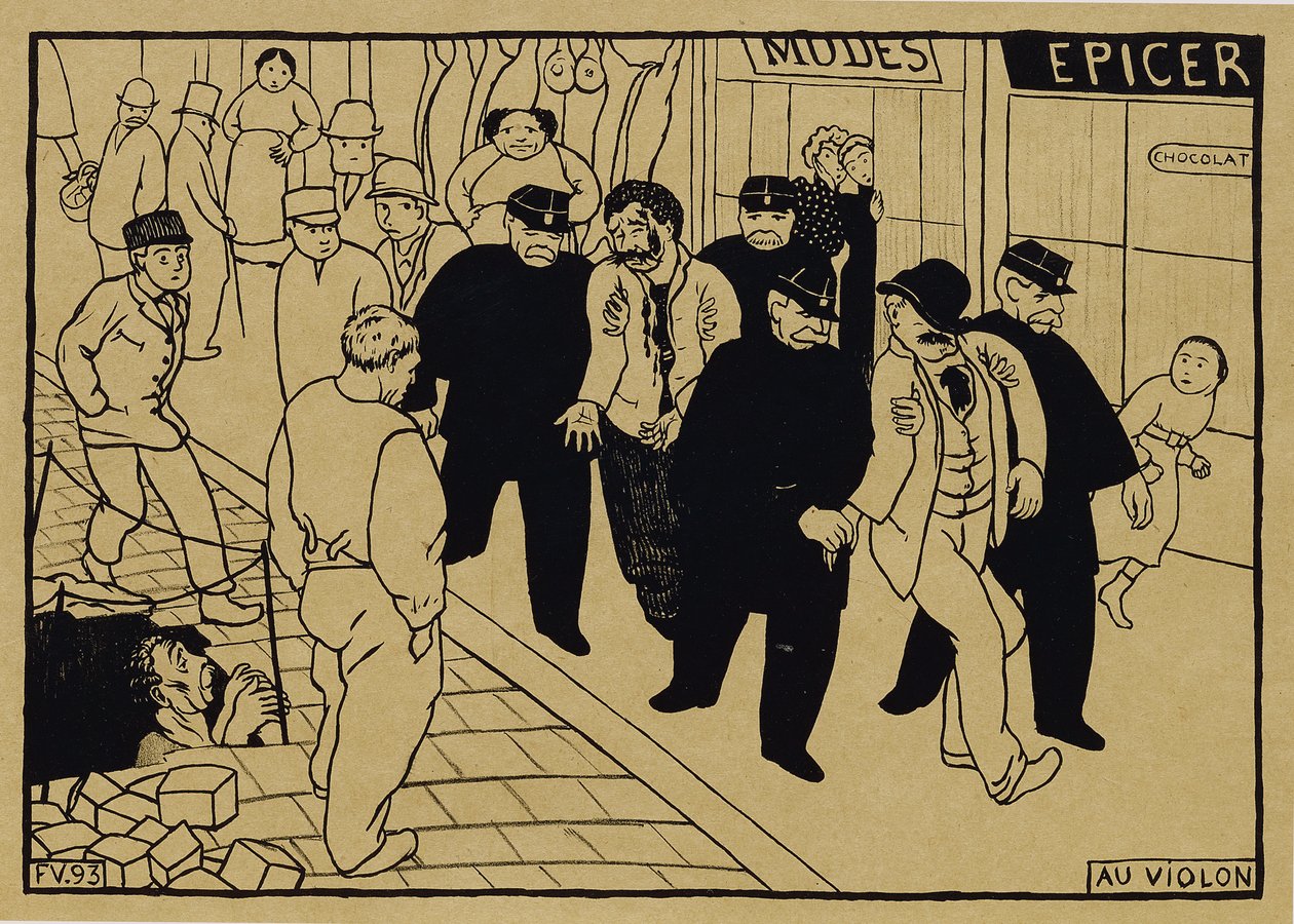 K Nickovi, 1893 od Felix Edouard Vallotton
