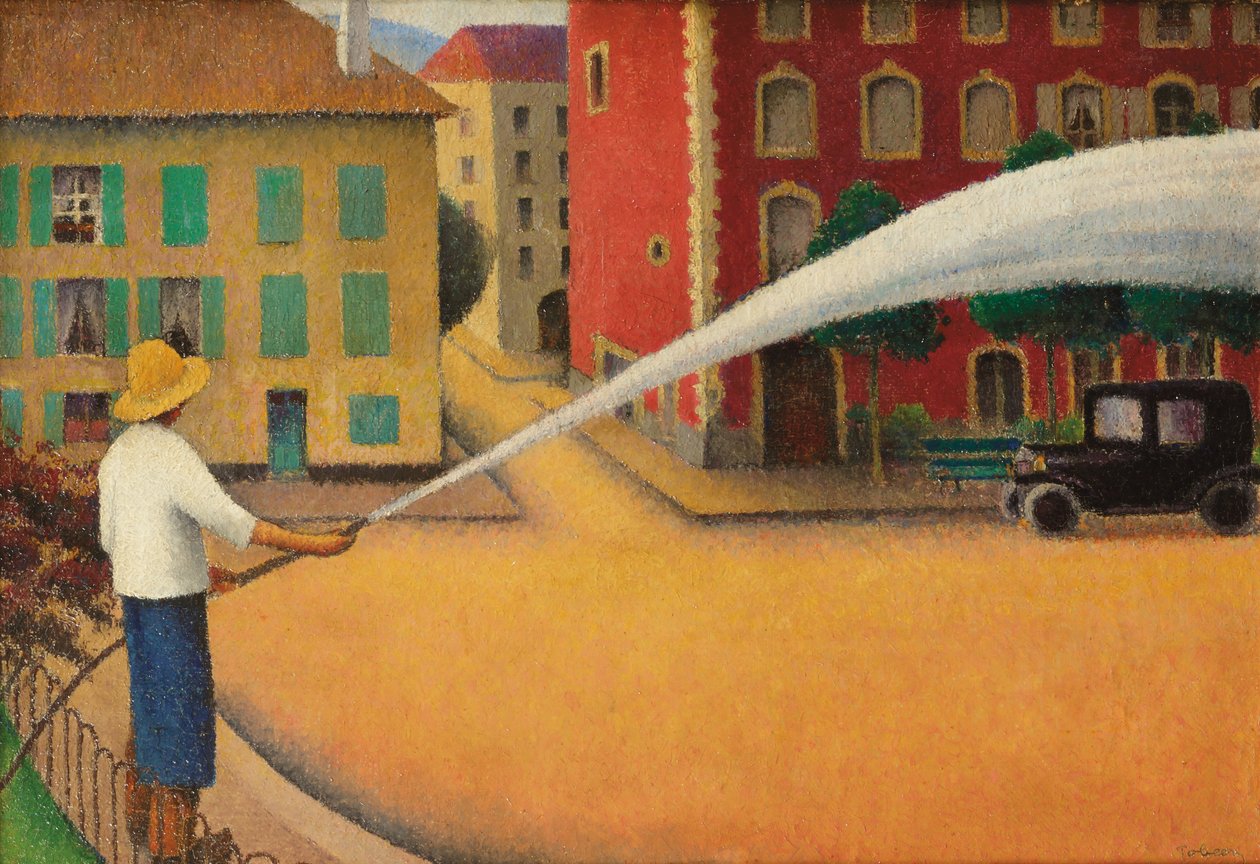 Sprinkler, kolem roku 1925 (olej na plátně) od Felix Elie Tobeen