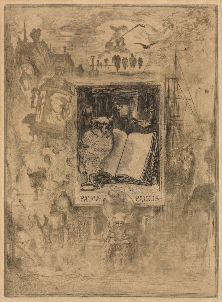 Sova, 1883. od Felix Hilaire Buhot