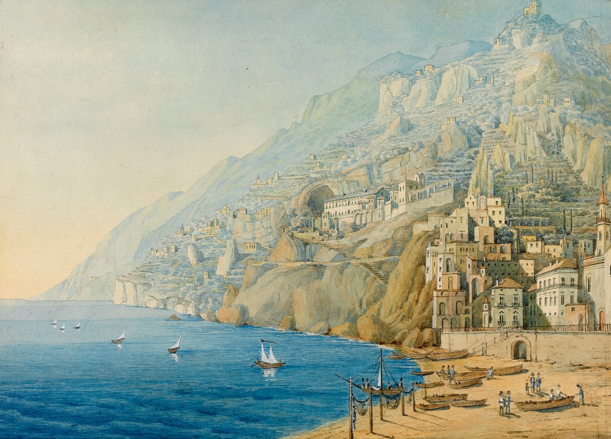 Pobřeží Amalfi, 1839. od Felix Mendelssohn Bartholdy