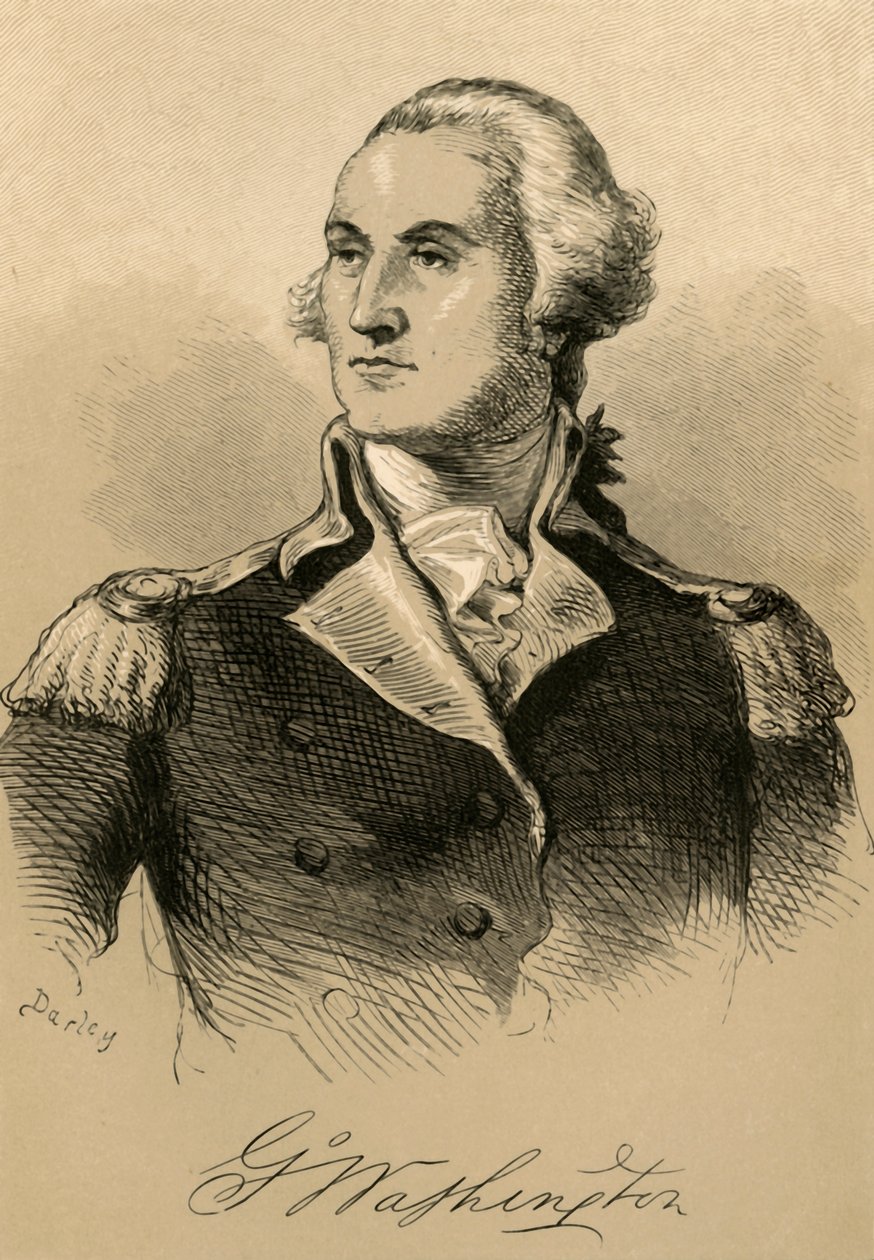 G. Washington, 1877. od Felix Octavius Carr Darley