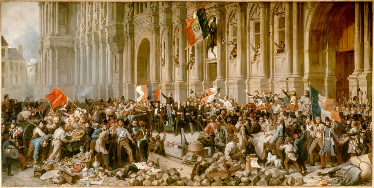 Revoluce 1848: Alphonse de Lamartine od Felix Philippoteaux