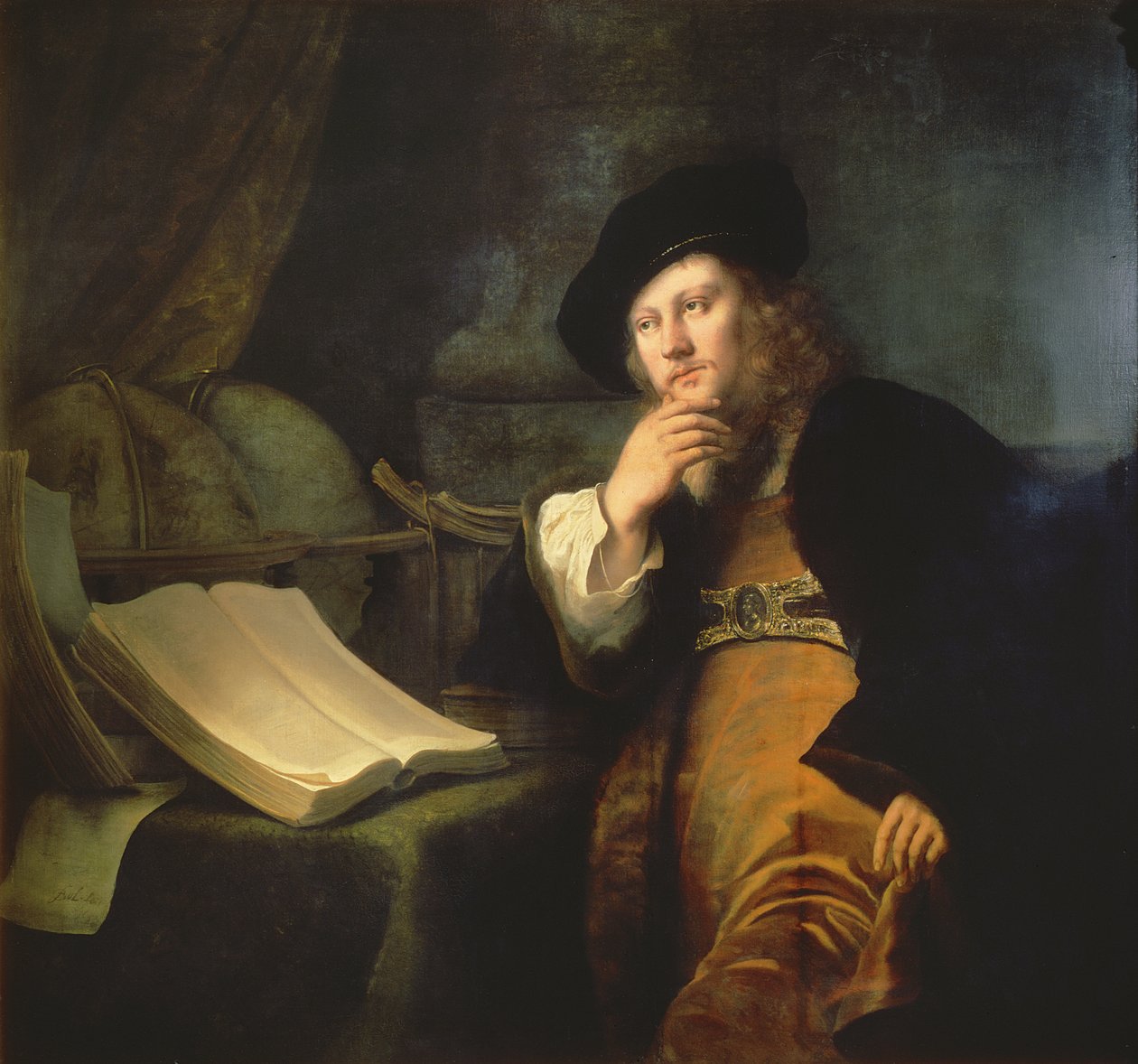 Astronom, 1652 od Ferdinand Bol