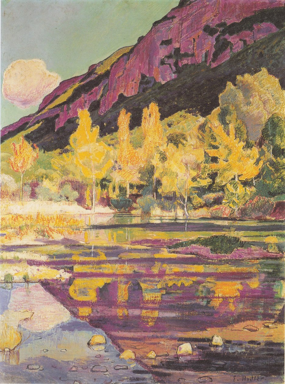 Am Fuss des Petit Saleven od Ferdinand Hodler