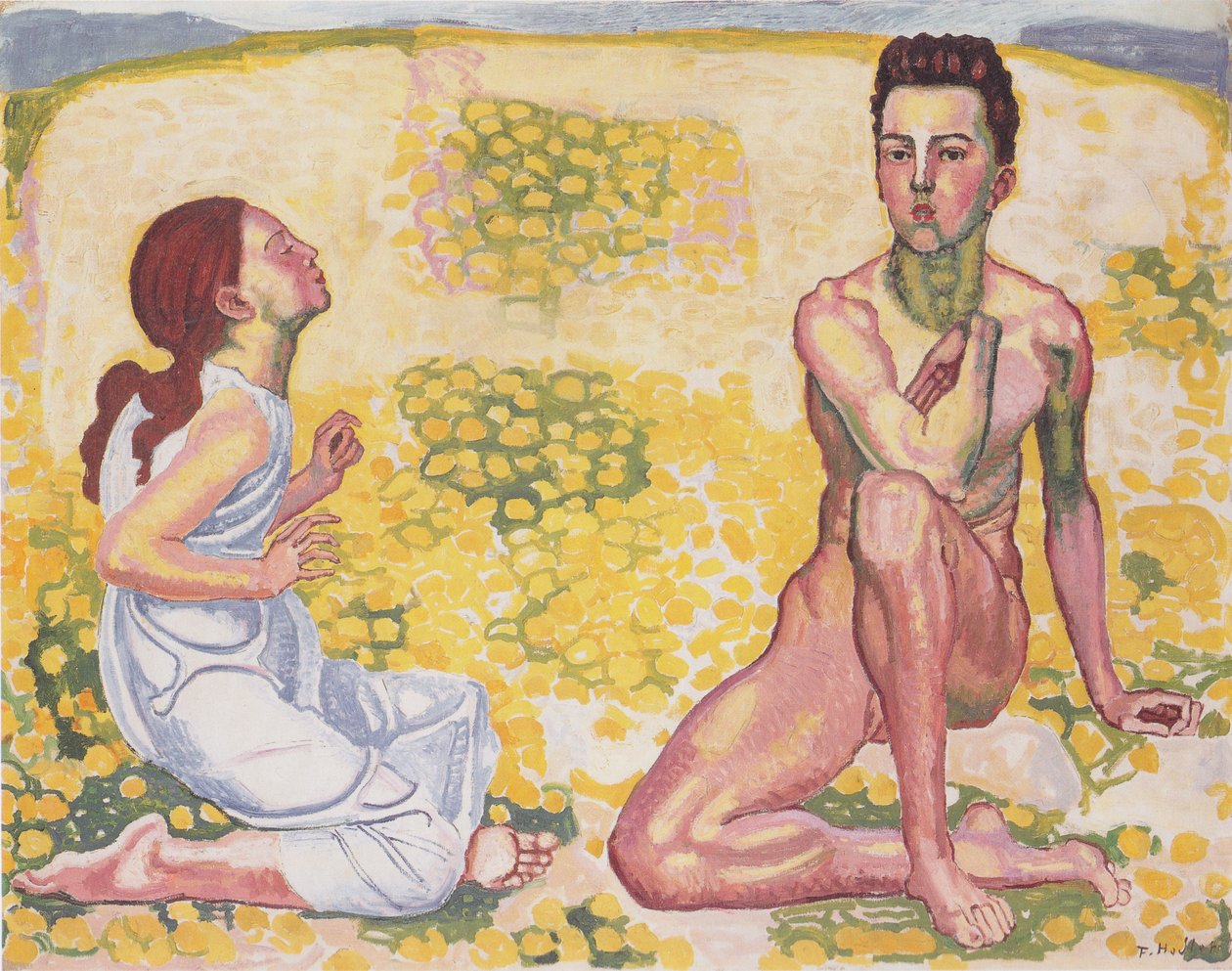 Der Fruhlingn anglicky: Spring od Ferdinand Hodler