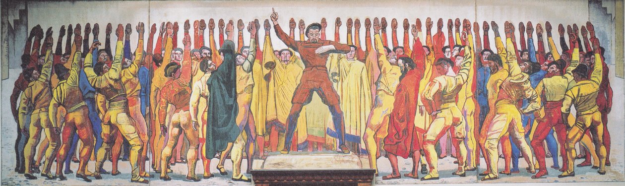 Jednomyslnost od Ferdinand Hodler
