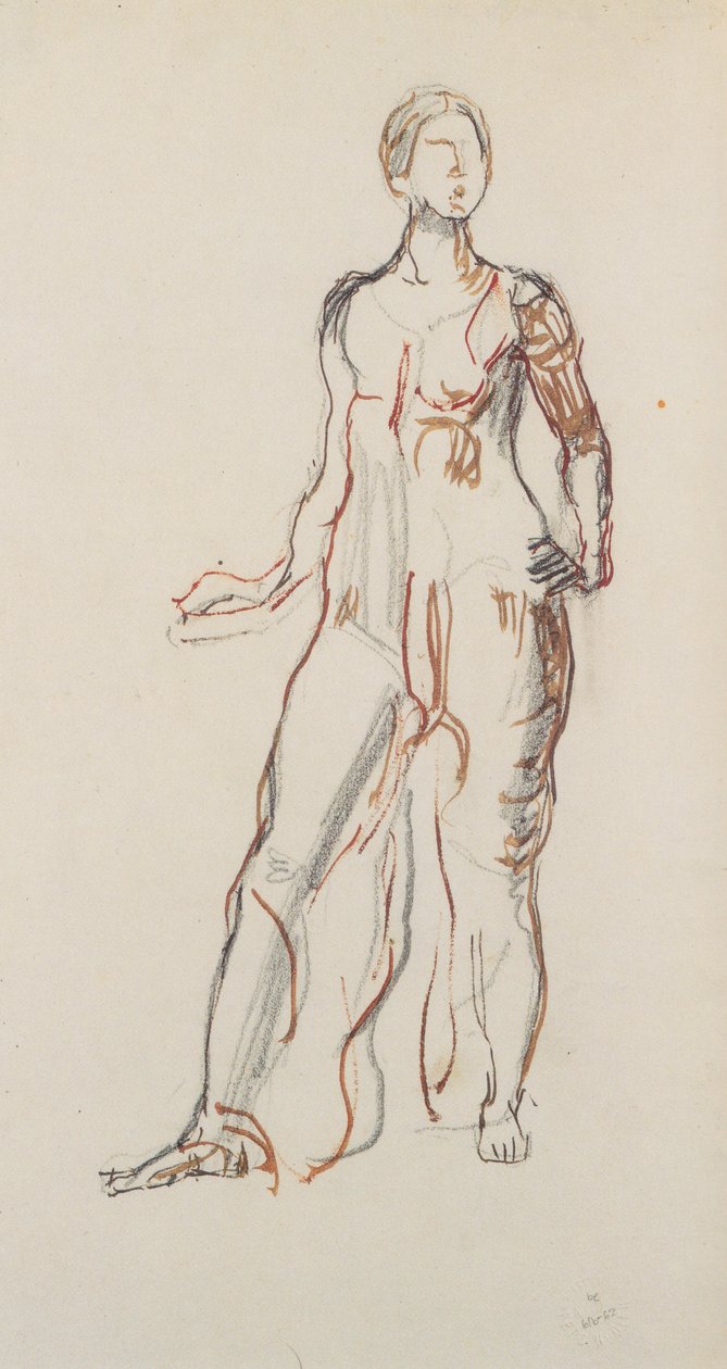 Postava stojícího županu od Ferdinand Hodler