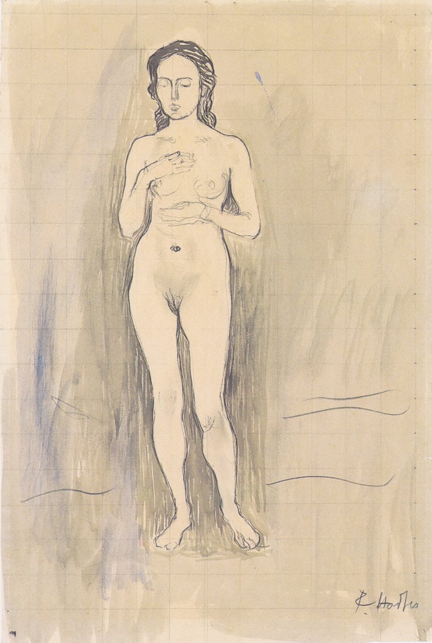 Studie nahé ženy o pravdě? od Ferdinand Hodler