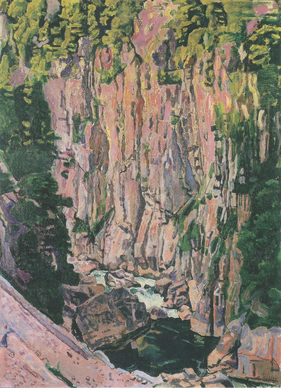 Aareschlucht od Ferdinand Hodler