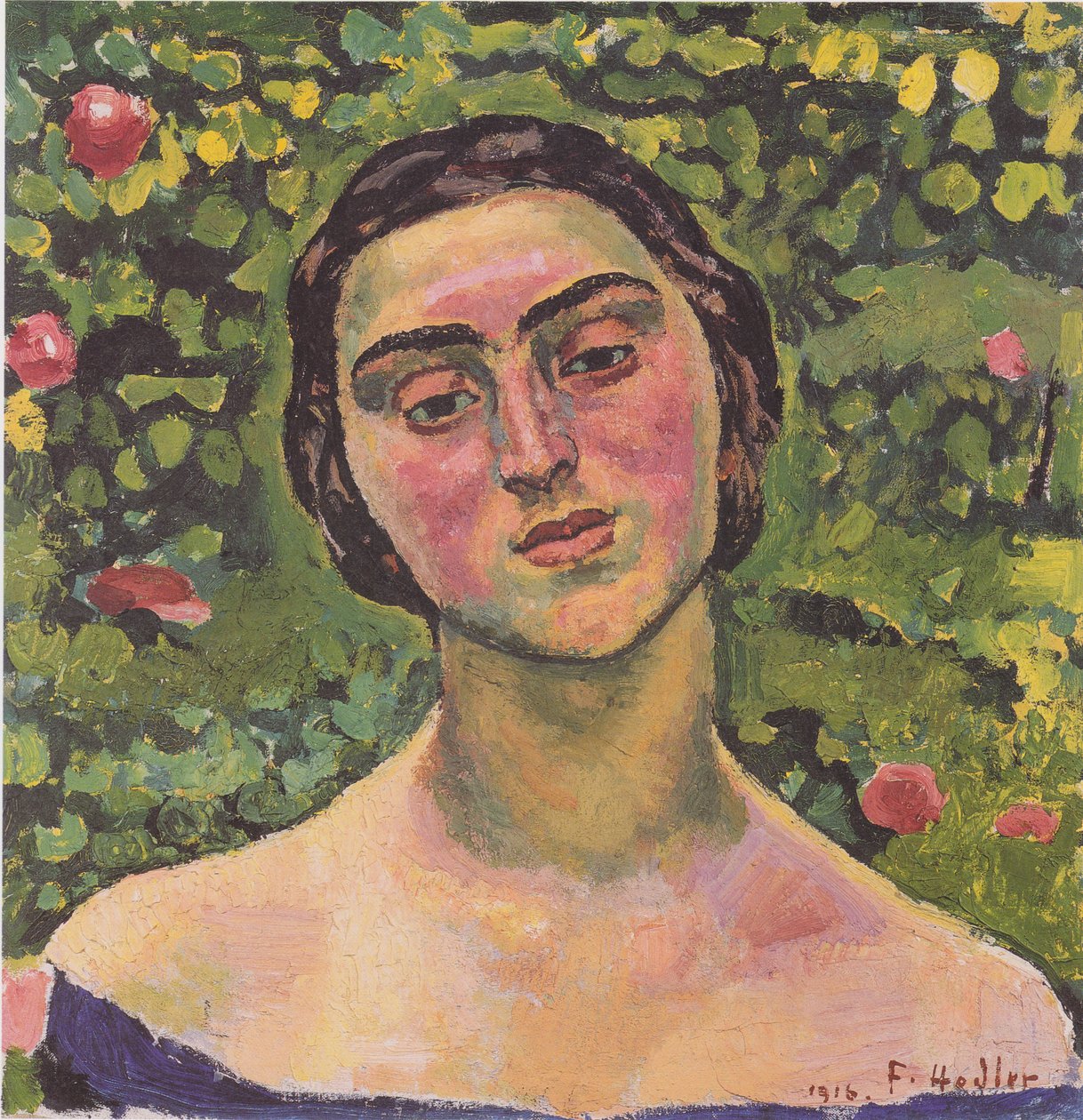 Portrét Laetitia Raviola od Ferdinand Hodler