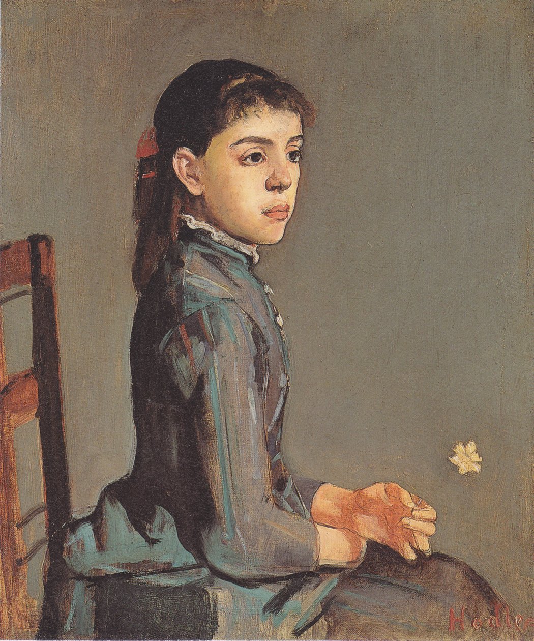 Portrét Louise-Delphine Duchosala od Ferdinand Hodler