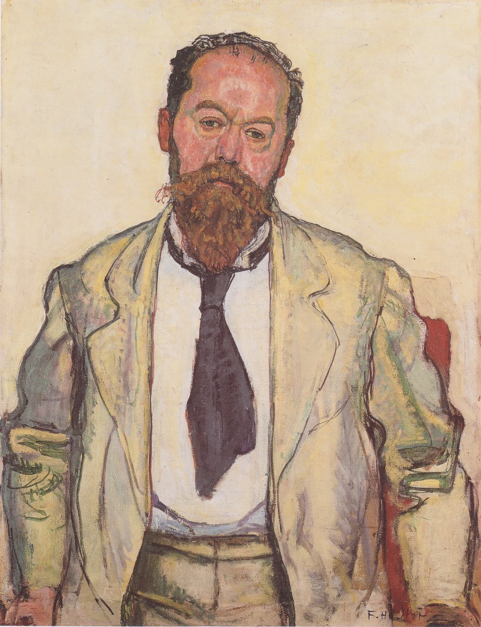 Portrét Mathiase Morhardta od Ferdinand Hodler